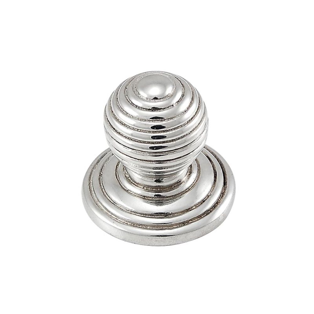 Vicenza K1105-PS Sanzio Knob Small Circles in Polished Silver