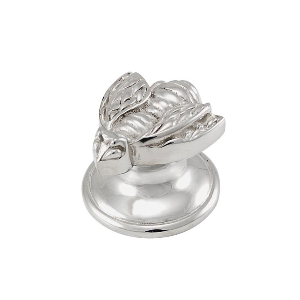 Vicenza K1108-PS Pollino Knob Small Bee in Polished Silver