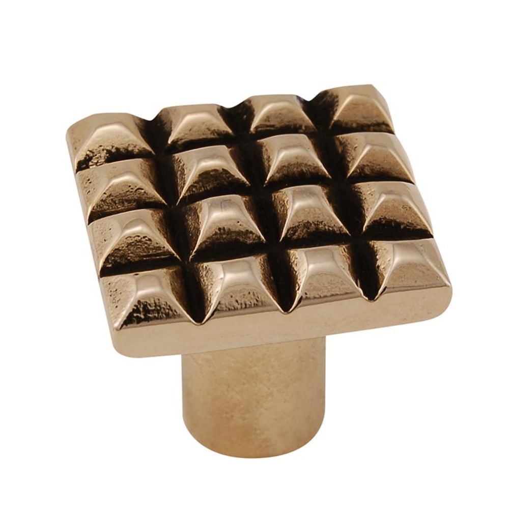 Vicenza K1116-AG Tiziano Knob Large Square in Antique Gold