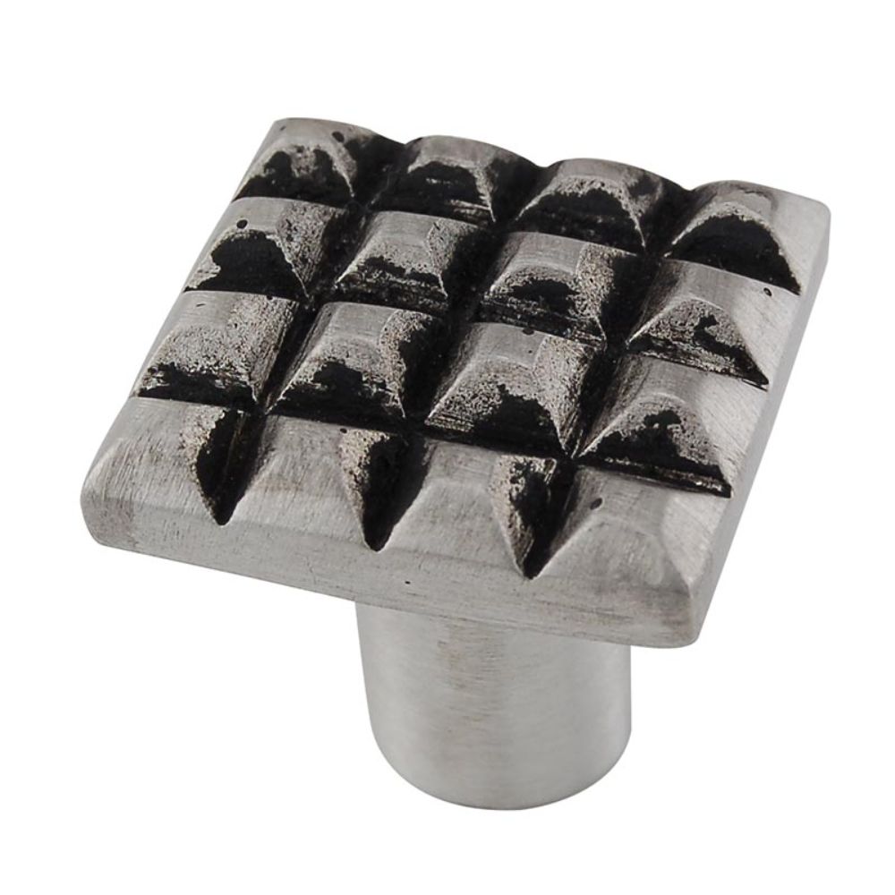 Vicenza K1116-AN Tiziano Knob Large Square in Antique Nickel