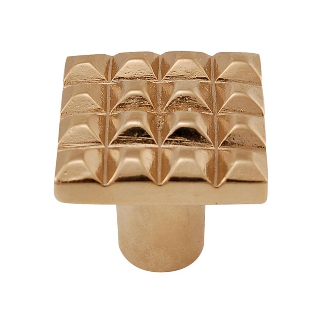 Vicenza K1116-PG Tiziano Knob Large Square in Polished Gold
