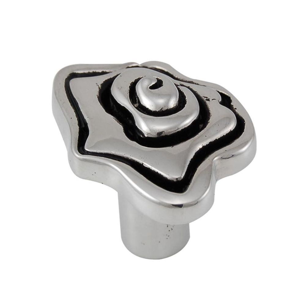 Vicenza K1122-AS Ariosto Knob Large Deco in Antique Silver