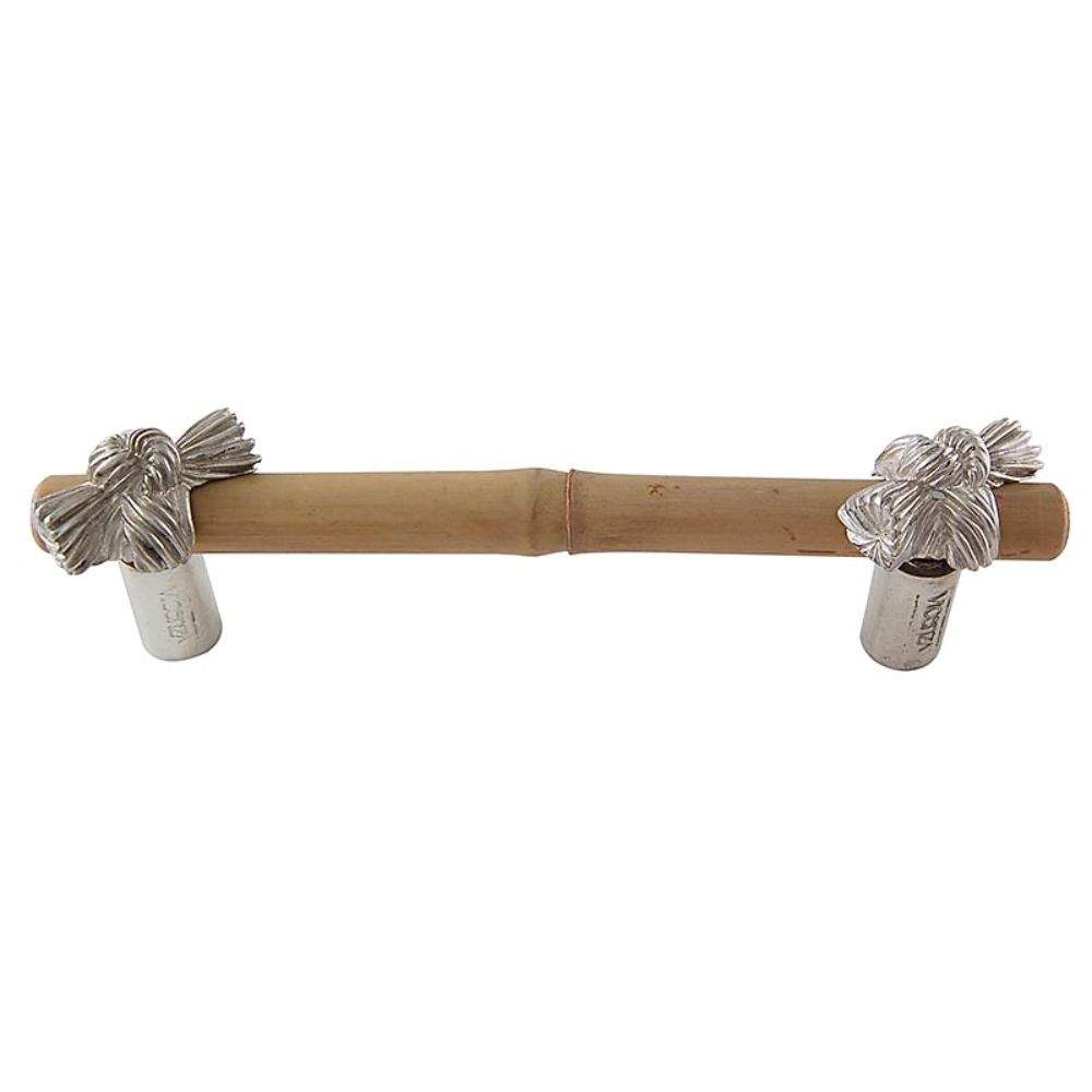 Vicenza K1127-4-PN Palmaria Pull Bamboo Knot 4" in Polished Nickel