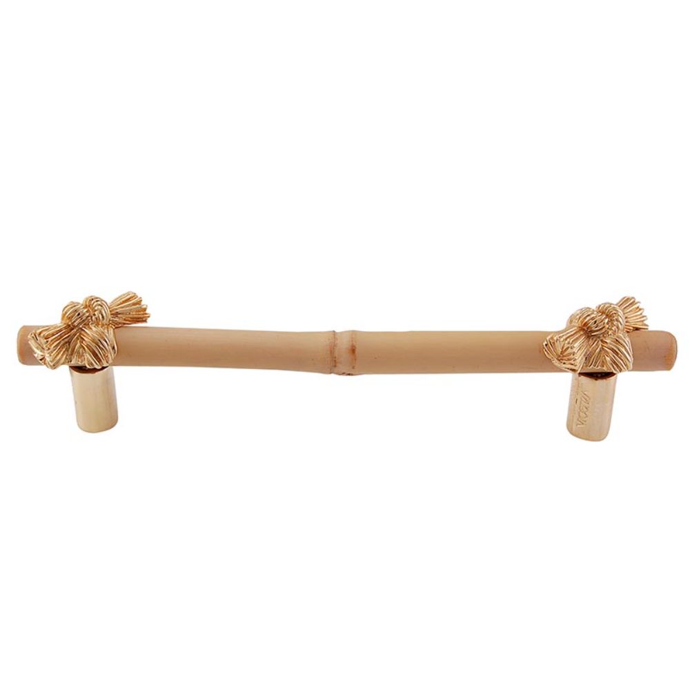 Vicenza K1127-5-PG Palmaria Pull Bamboo Knot 5" in Polished Gold