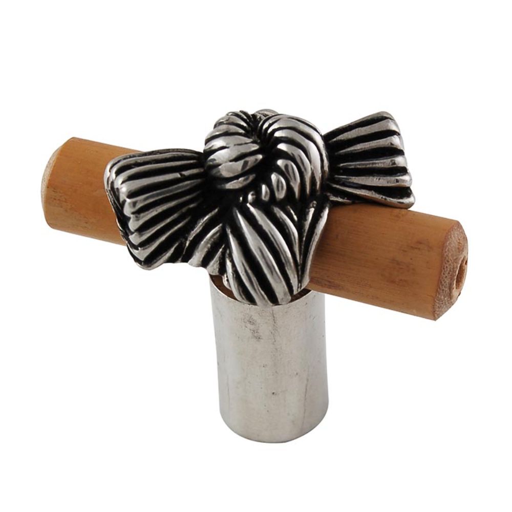 Vicenza K1128-AS Palmaria Knob Small Bamboo Knot in Antique Silver