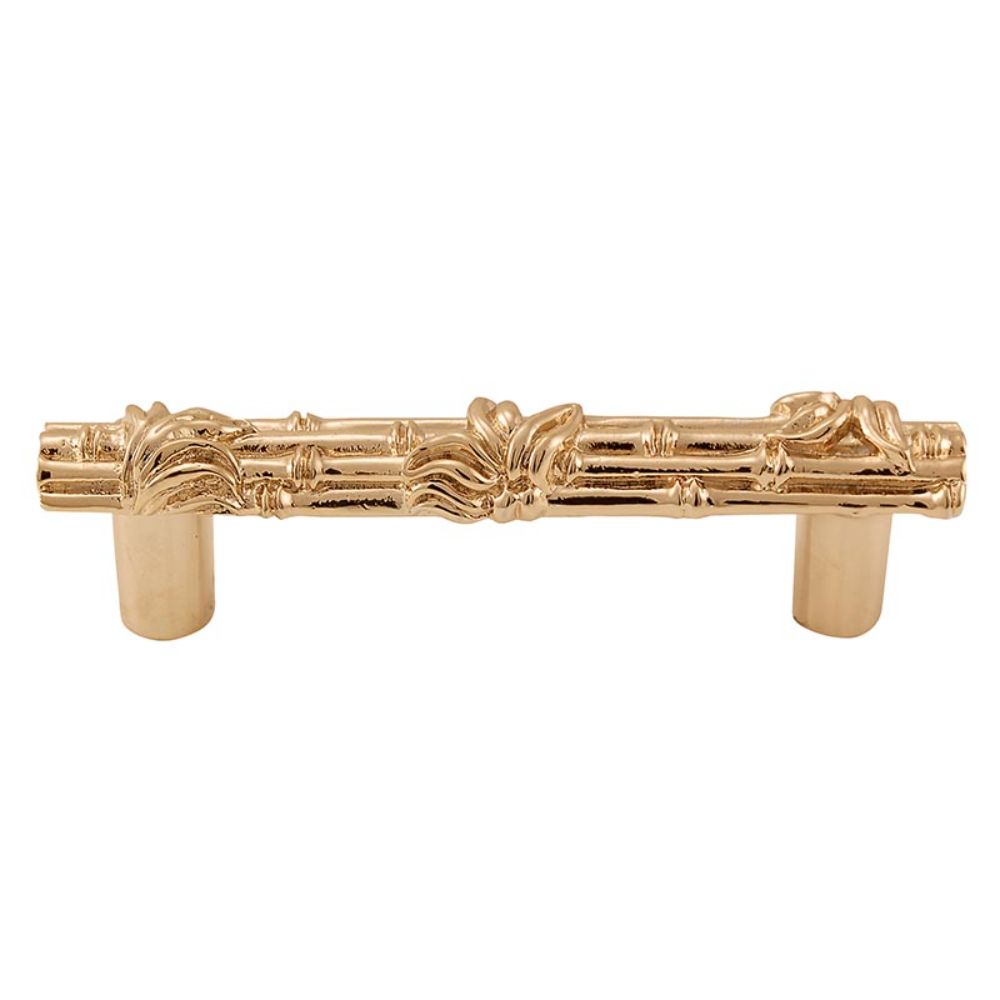 Vicenza K1129-PG Palmaria Pull Bamboo in Polished Gold