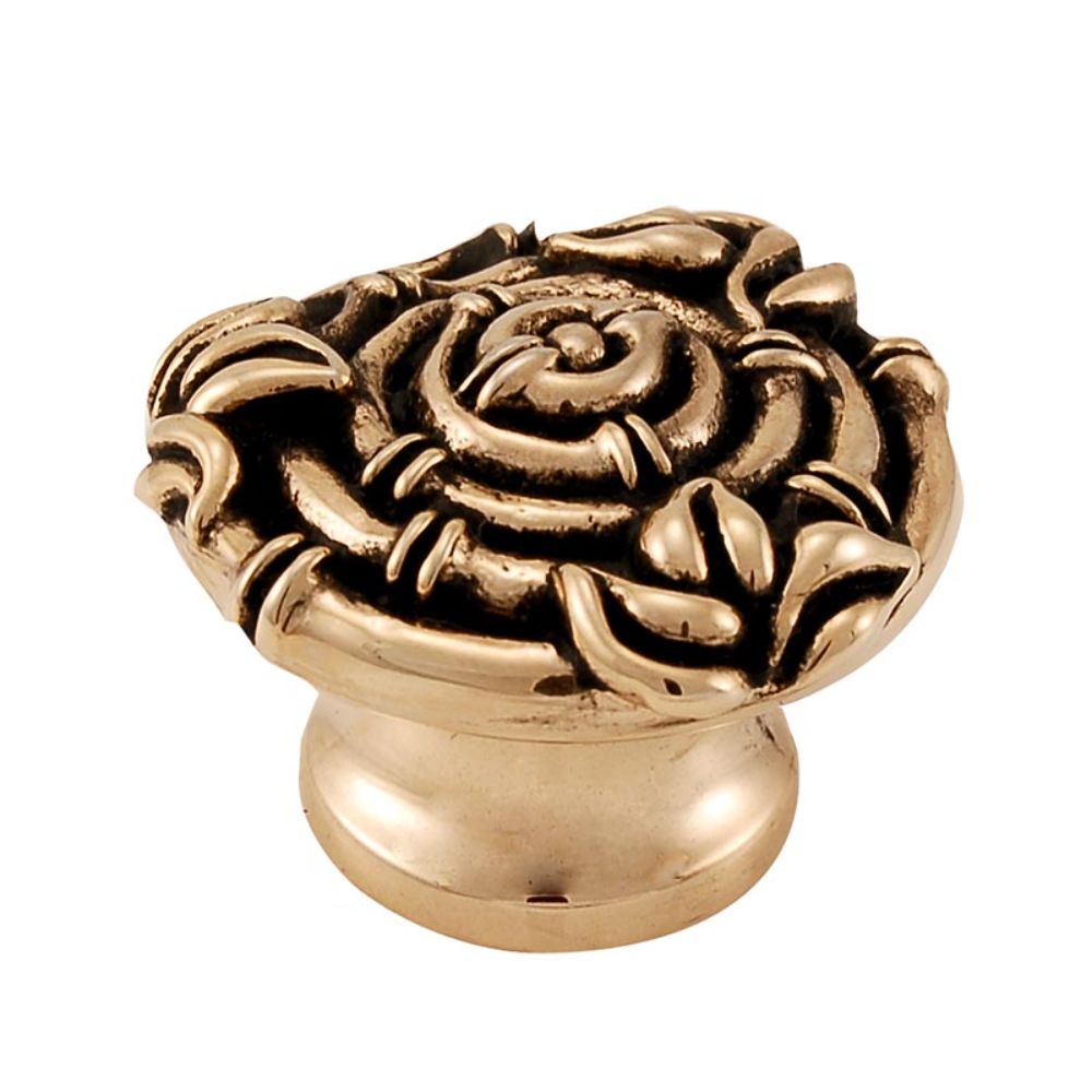 Vicenza K1130-AG Palmaria Knob Large Round Bamboo in Antique Gold