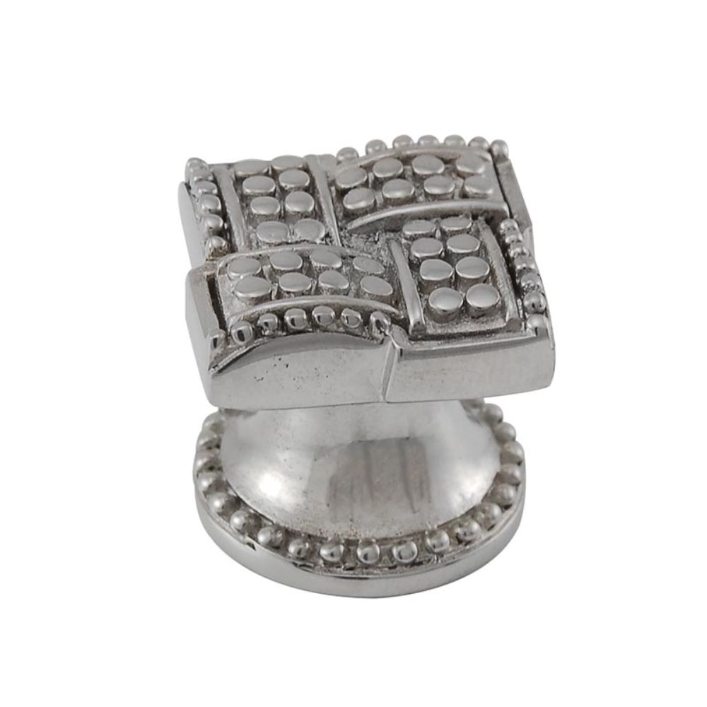 Vicenza K1132-PS Medici Knob Small Rectangular in Polished Silver