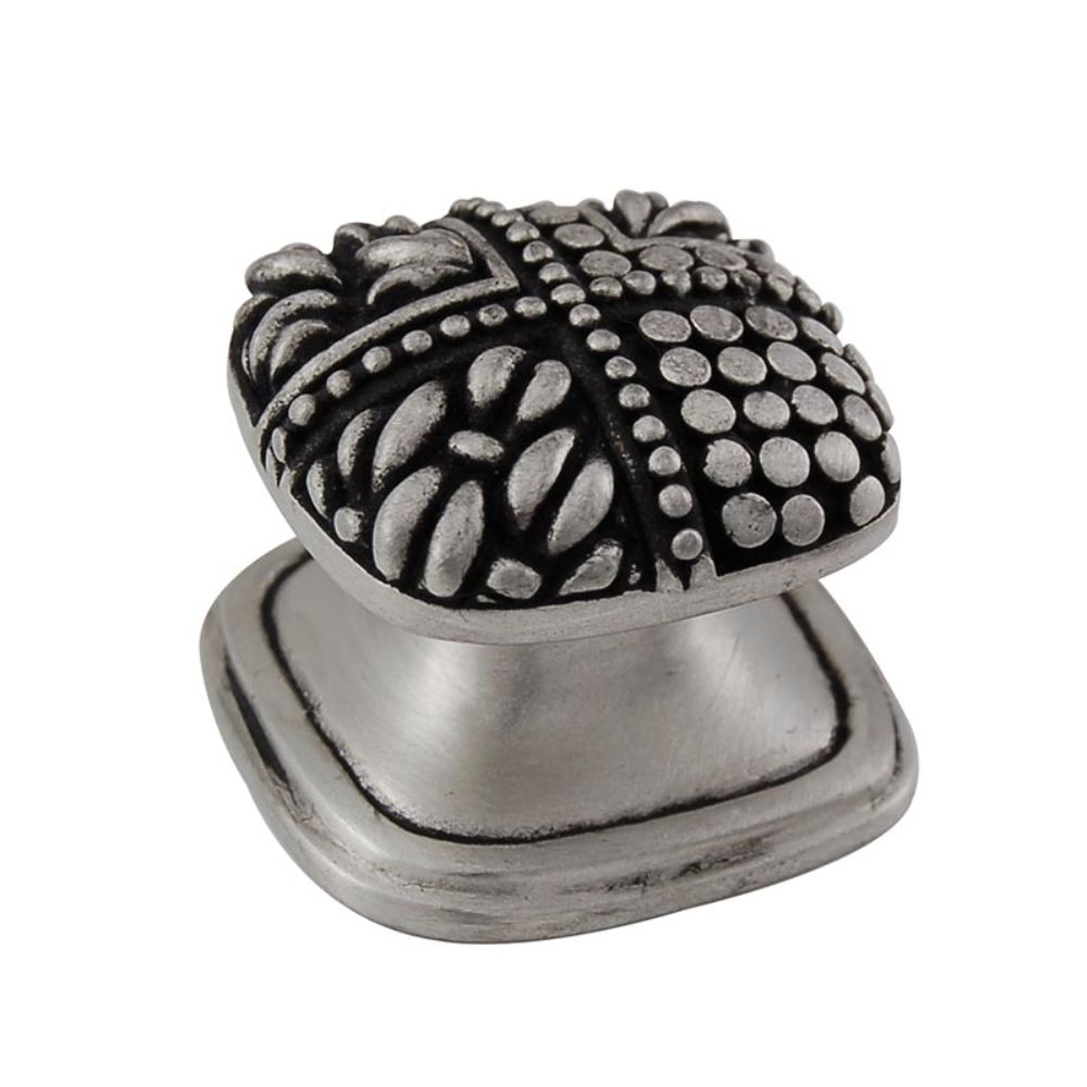 Vicenza K1134-AN Medici Knob Small Square in Antique Nickel