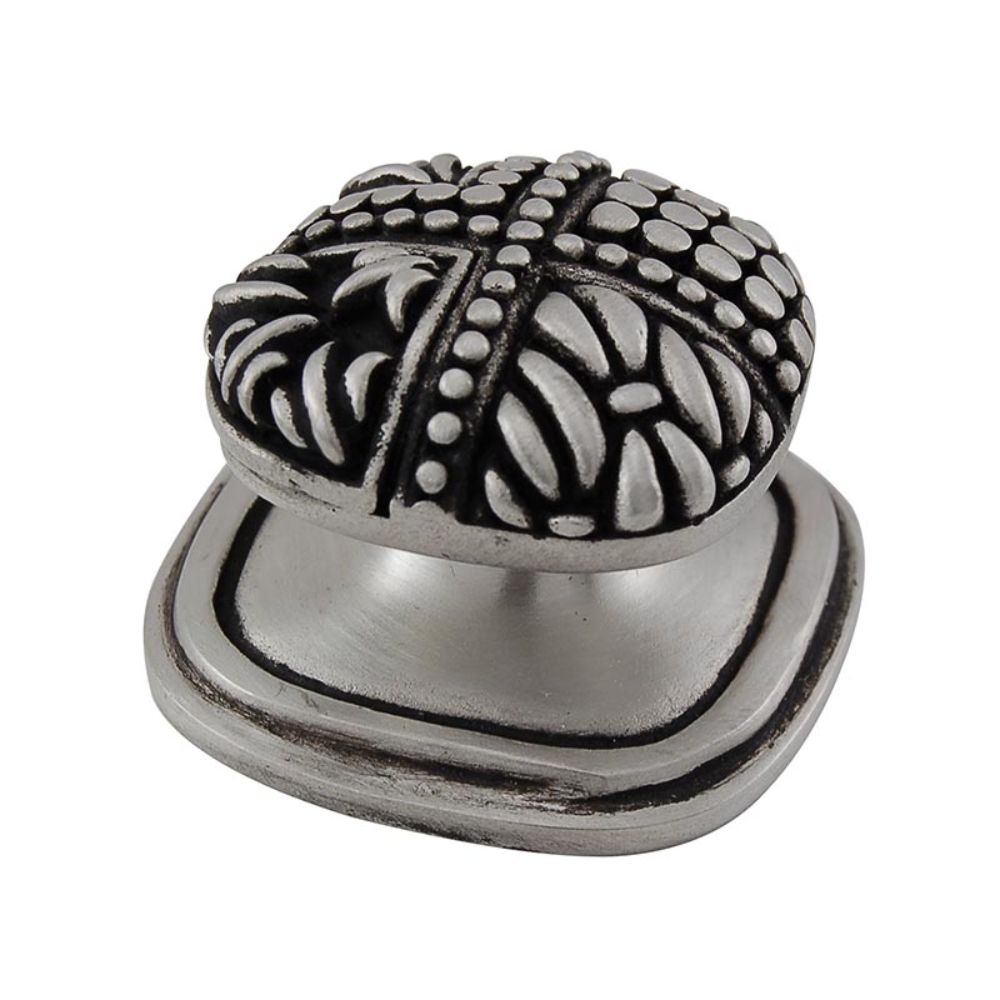 Vicenza K1135-AN Medici Knob Large Square in Antique Nickel