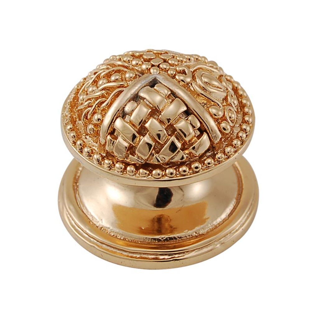 Vicenza K1138-PG Medici Knob Small in Polished Gold