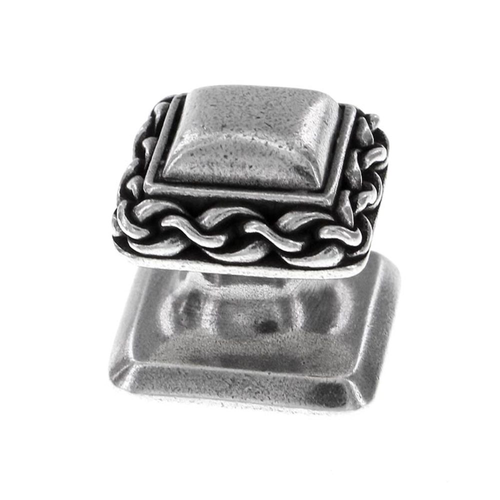Vicenza K1151-PEWT-VP Gioiello Knob Small Wavy Lines in Vintage Pewter