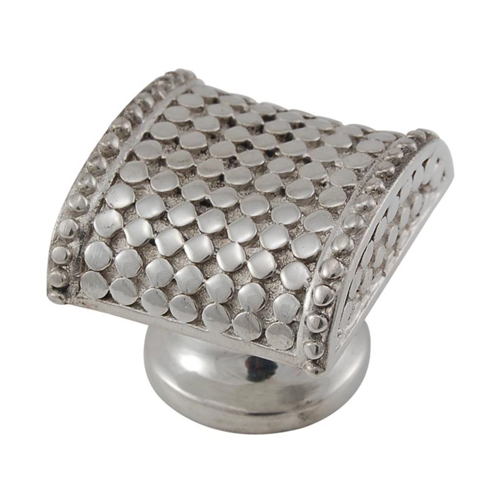 Vicenza K1154-PS Tiziano Knob Large Half-Cylindrical in Polished Silver
