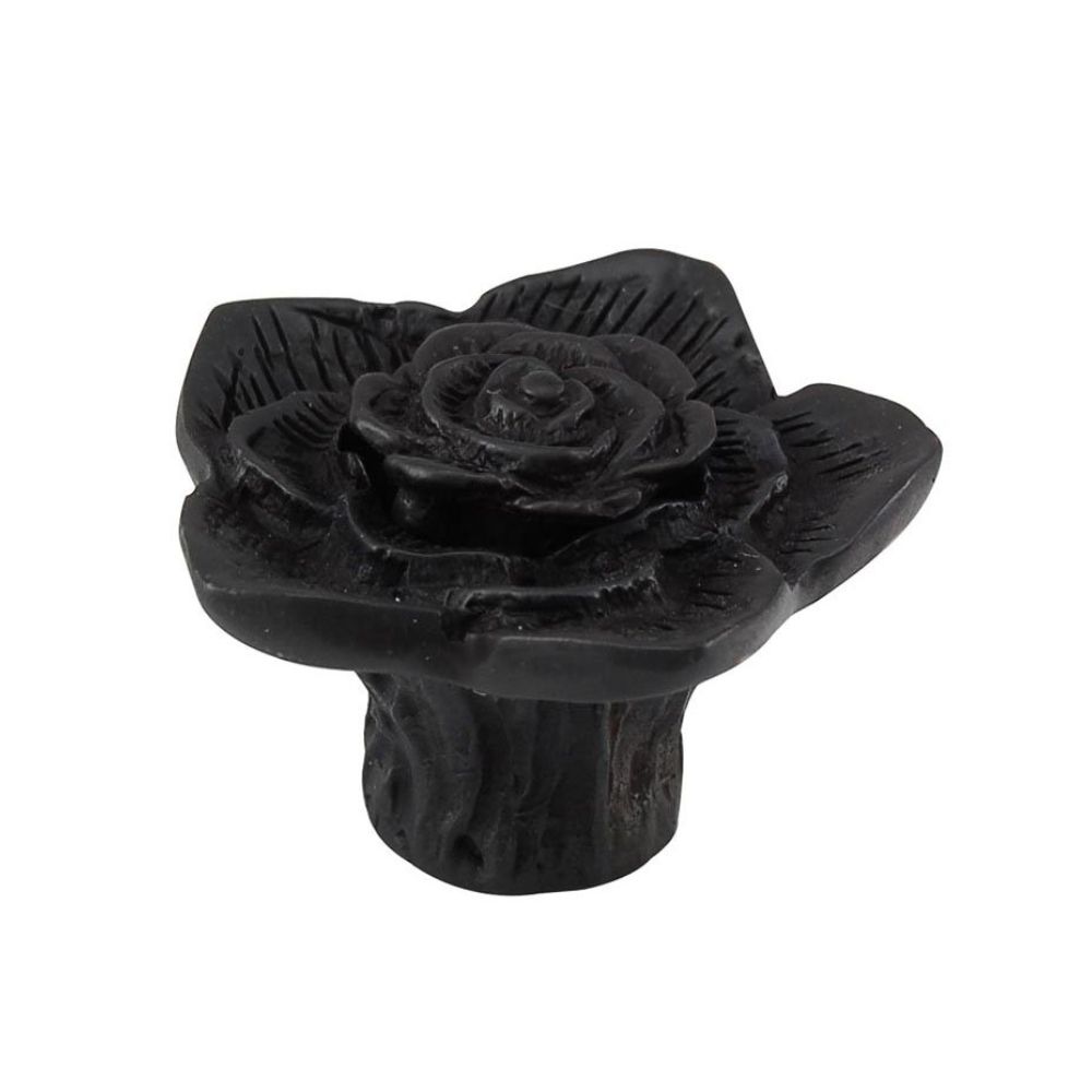 Vicenza K1193-OB Carlotta Knob Large Double Rose with Small Center in Oil-Rubbed Bronze