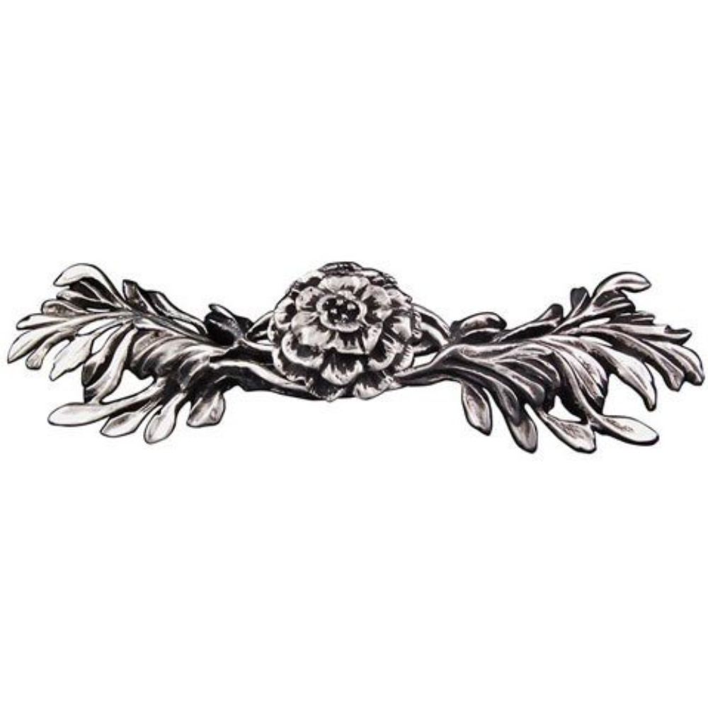Vicenza K1220-AS Carlotta Pull Carnation in Antique Silver