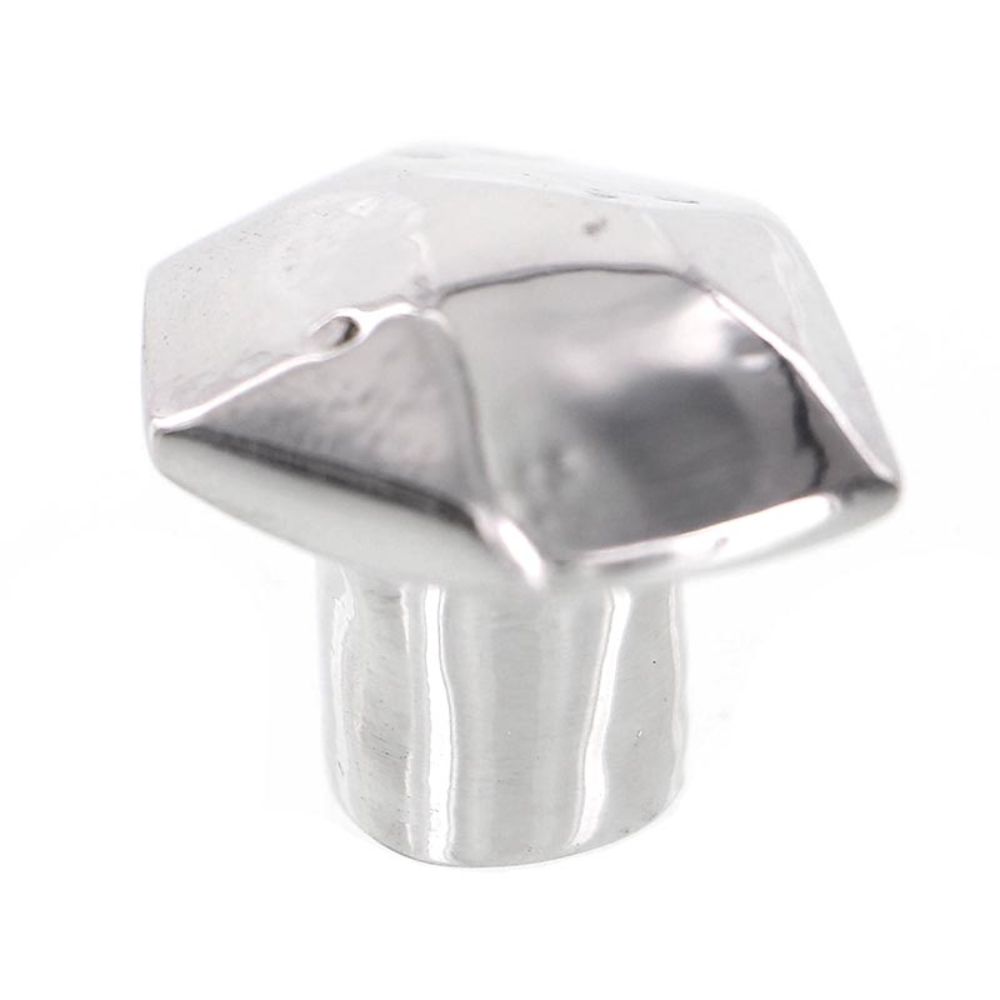Vicenza K1320-PS Rustico Knob Large in Polished Silver