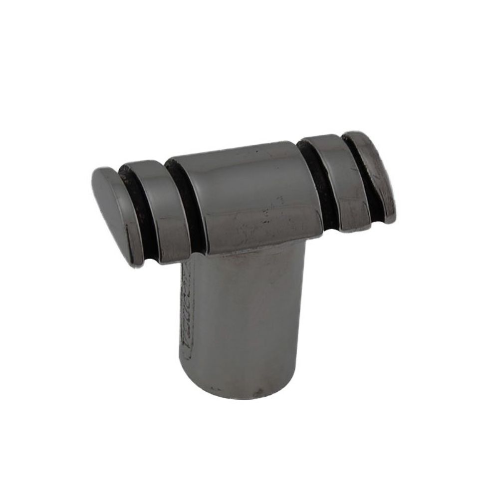 Vicenza K1331-GM Archimedes Knob Small Lines in Gunmetal