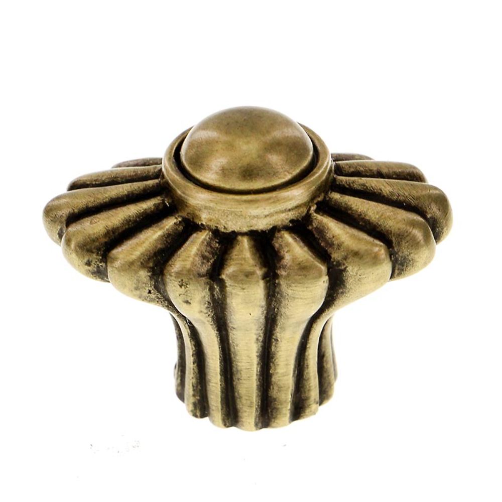 Vicenza K1350-AB Capitale Knob in Antique Brass