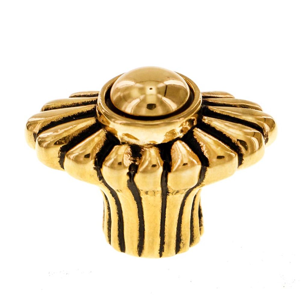 Vicenza K1350-AG Capitale Knob in Antique Gold
