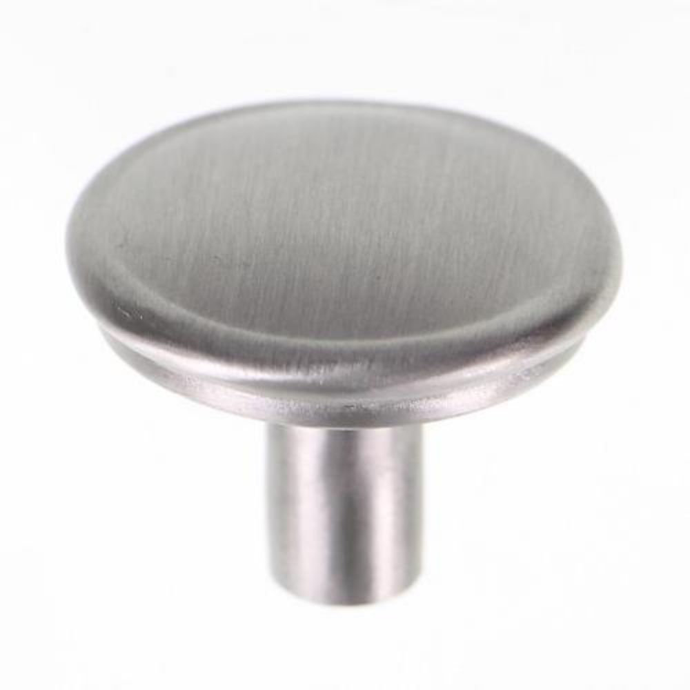 Vicenza K1381-ST-PN Large Round Knob - Semplicemente Moderno in Polished Nickel