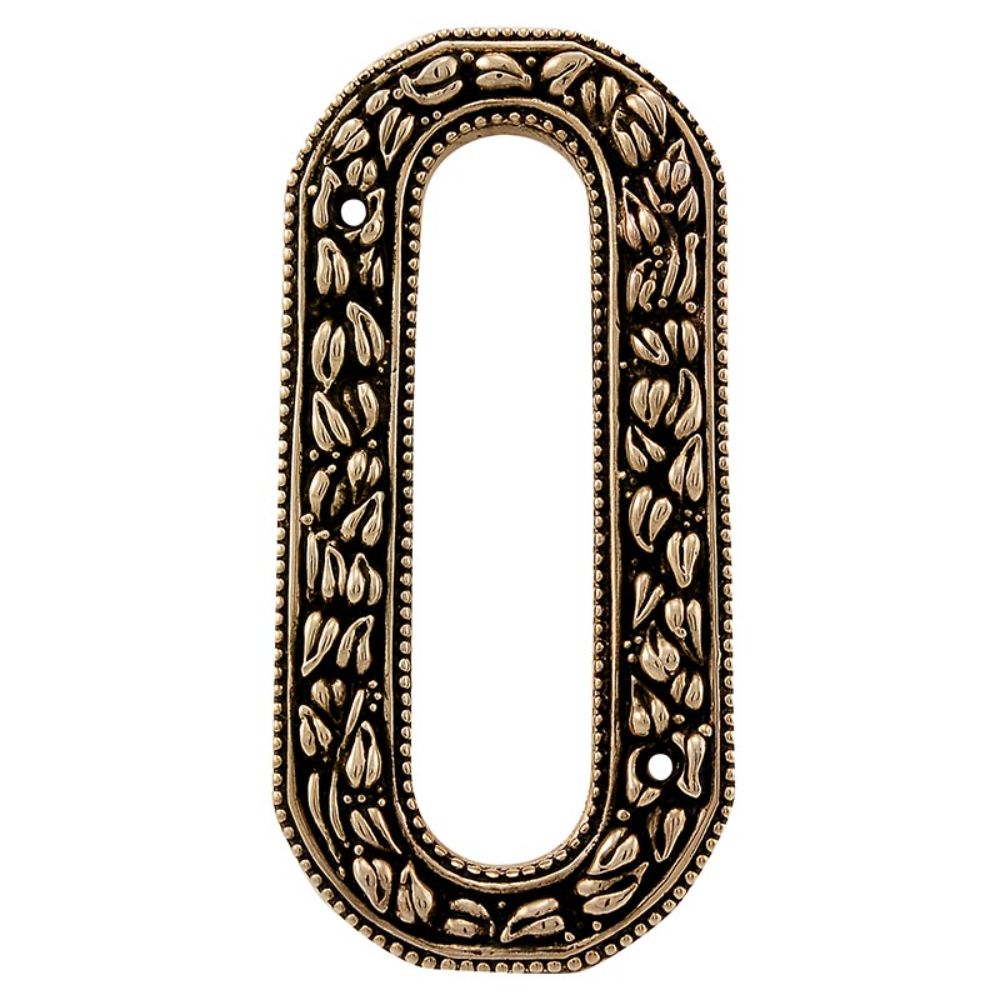 Vicenza NU00-AG San Michele Number 0 in Antique Gold