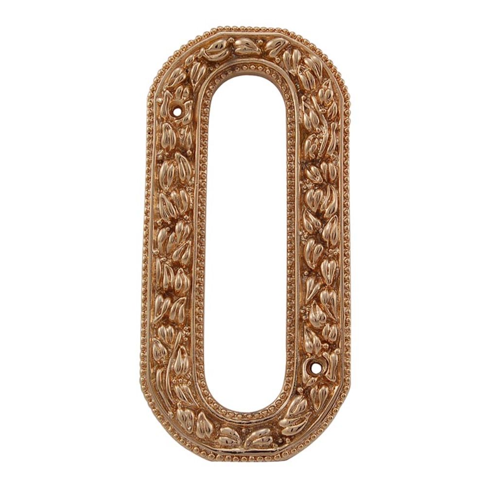 Vicenza NU00-PG San Michele Number 0 in Polished Gold