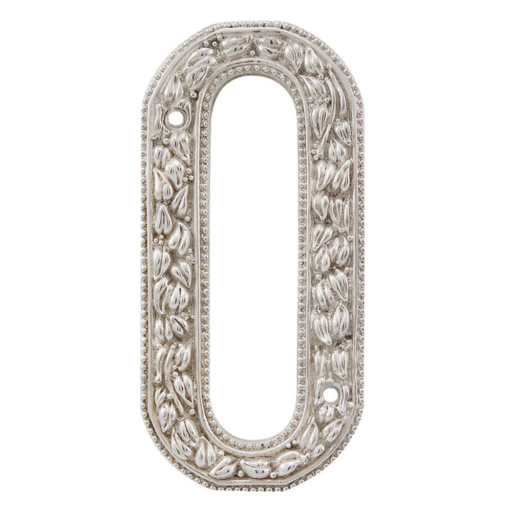 Vicenza NU00-PS San Michele Number 0 in Polished Silver