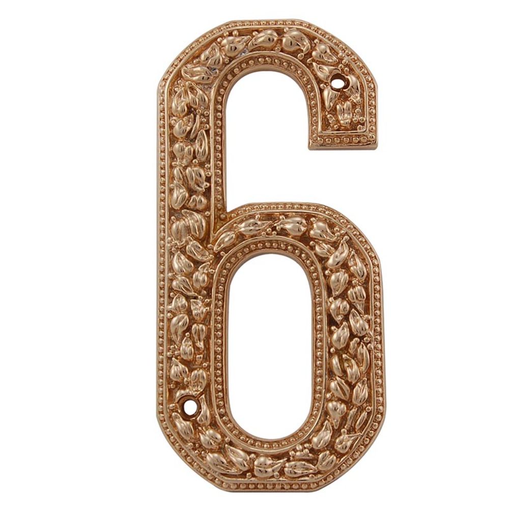 Vicenza NU06-PG San Michele Number 6 in Polished Gold