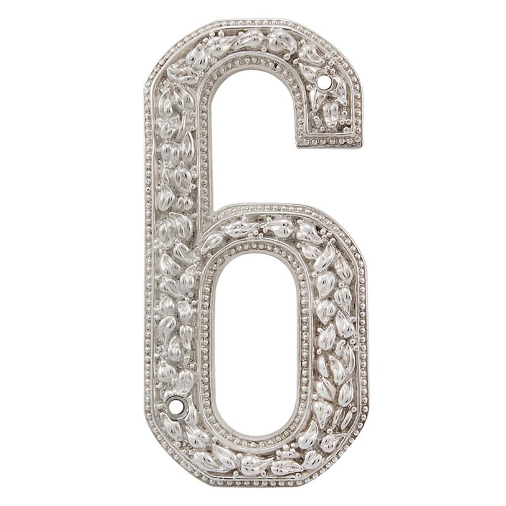 Vicenza NU06-PS San Michele Number 6 in Polished Silver