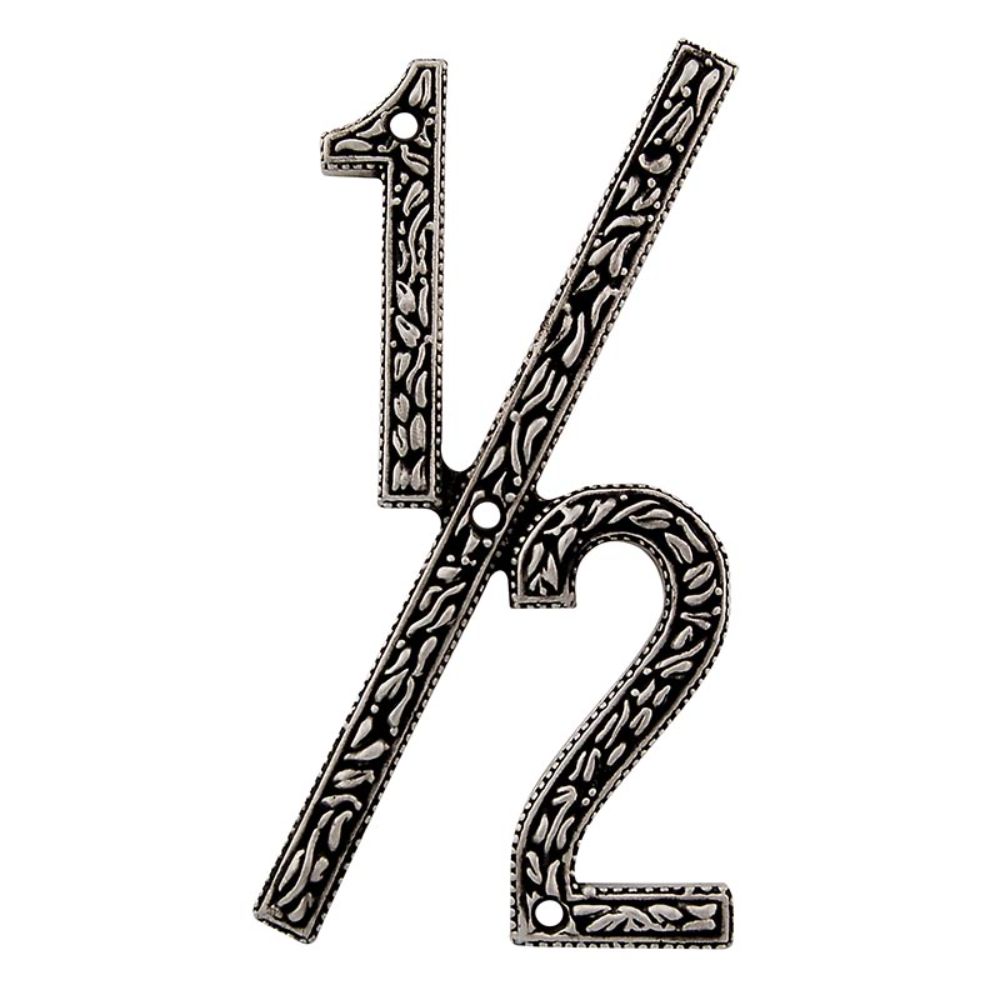 Vicenza NU12-AN San Michele Number 1/2 in Antique Nickel