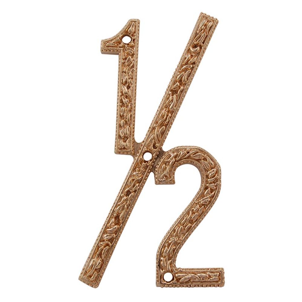 Vicenza NU12-PG San Michele Number 1/2 in Polished Gold