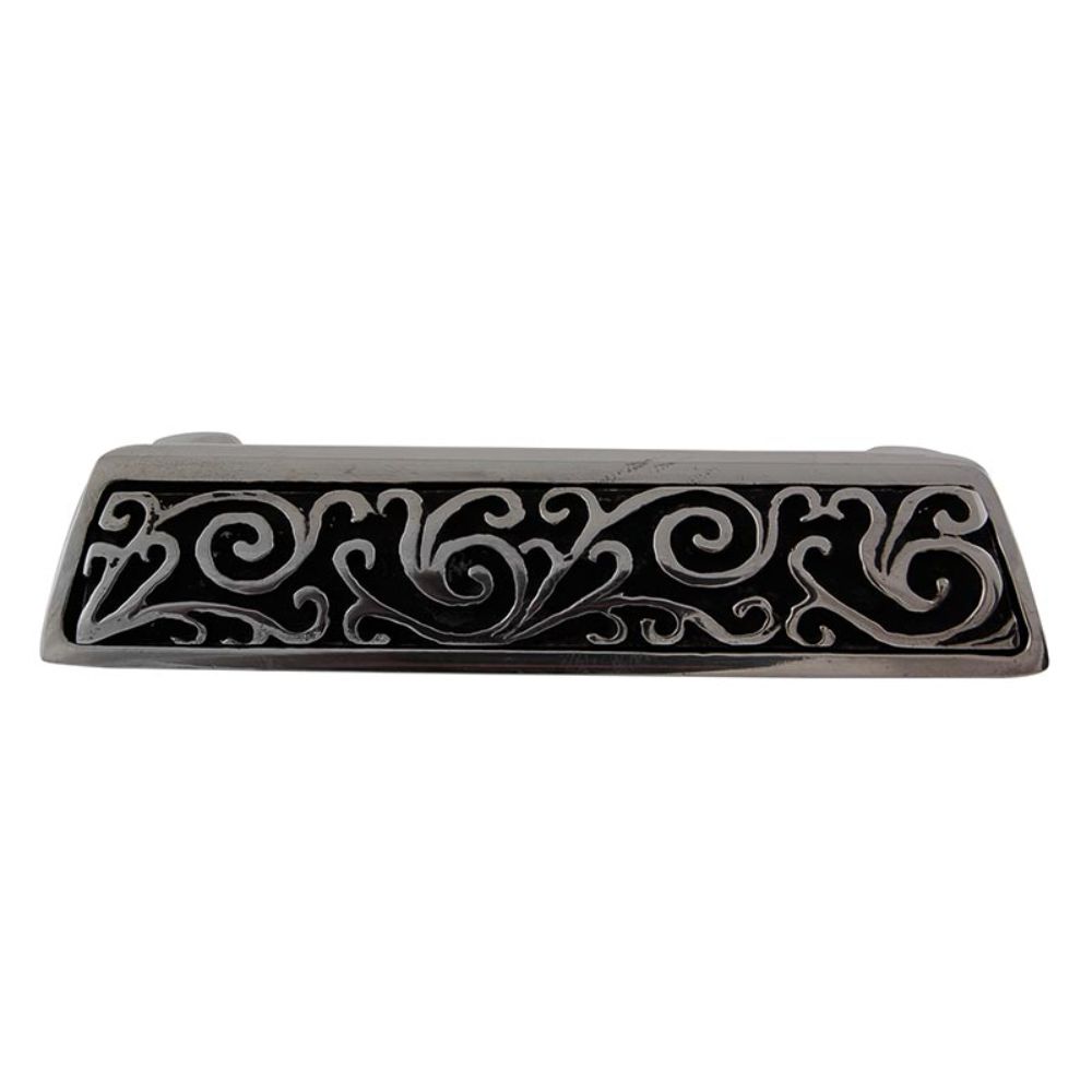 Vicenza P1252-AN Liscio Finger Pull in Antique Nickel