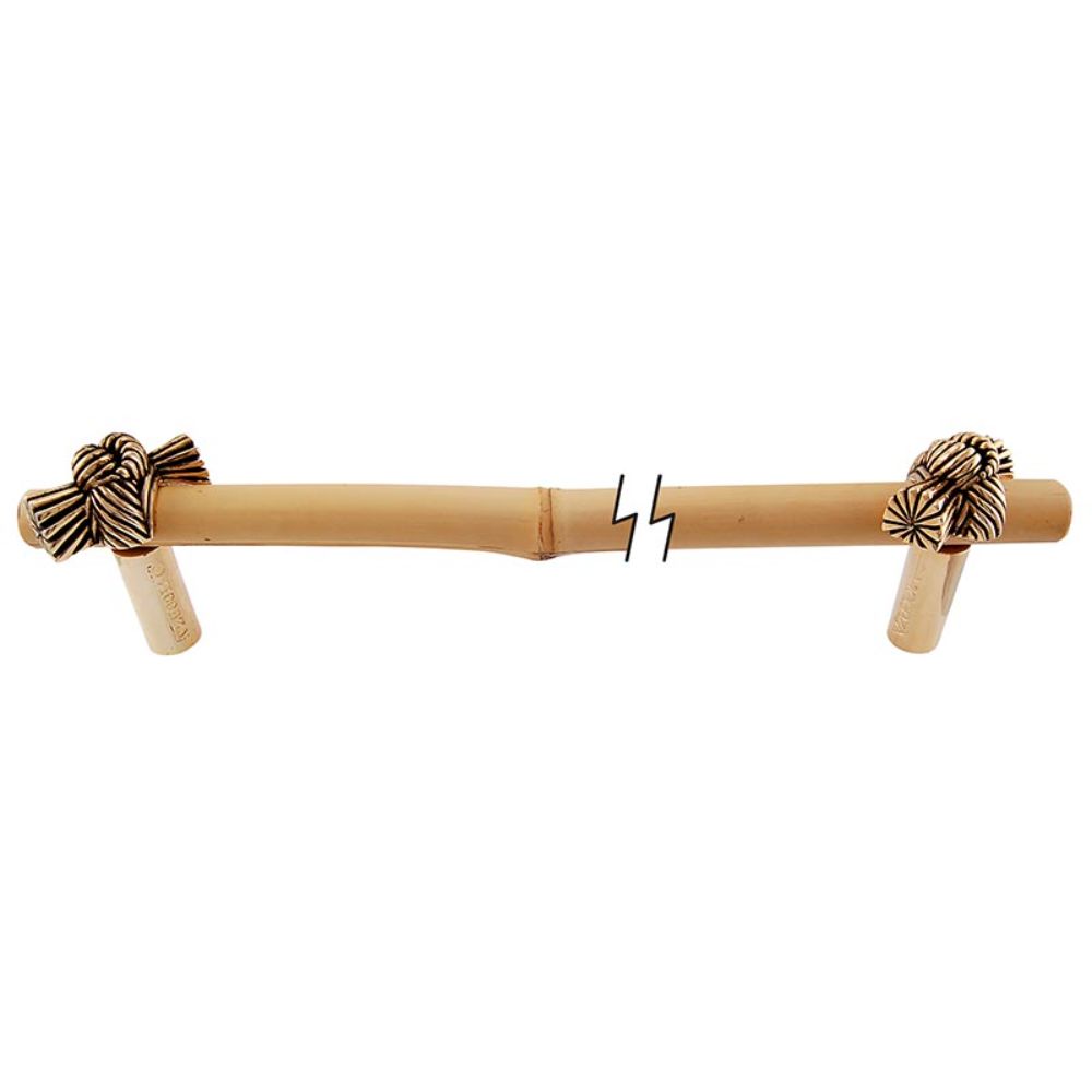 Vicenza P2012-12-AG Palmaria Pull Appliance Bamboo Knot 12" in Antique Gold