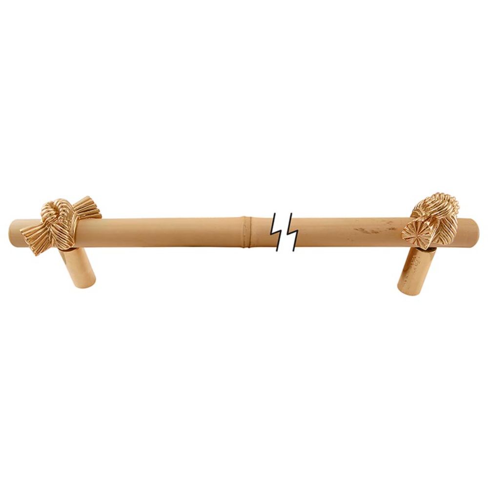 Vicenza P2012-12-PG Palmaria Pull Appliance Bamboo Knot 12" in Polished Gold
