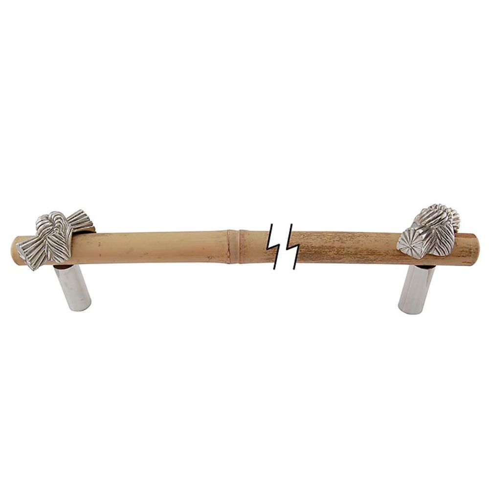 Vicenza P2012-12-PN Palmaria Pull Appliance Bamboo Knot 12" in Polished Nickel