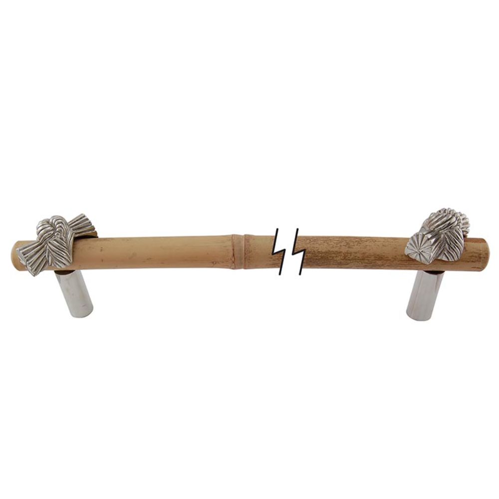 Vicenza P2012-12-PS Palmaria Pull Appliance Bamboo Knot 12" in Polished Silver