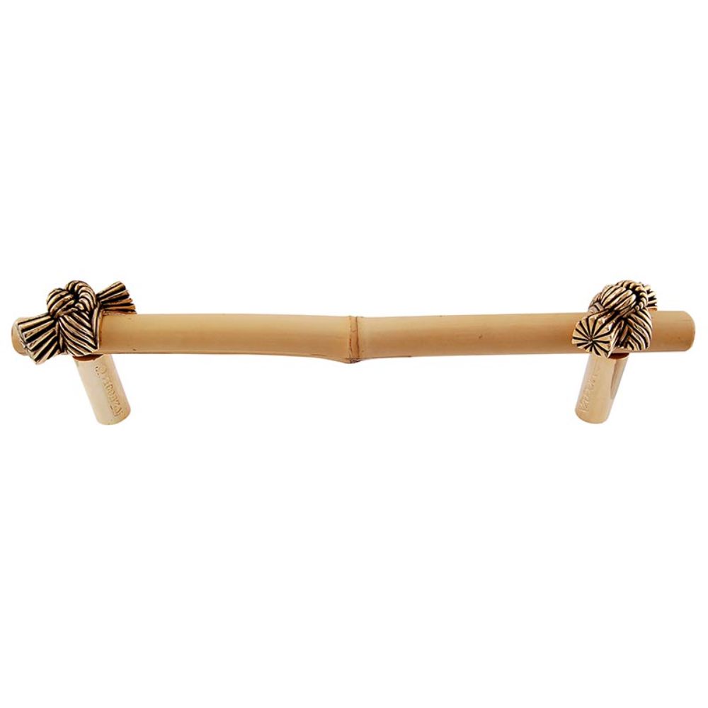 Vicenza P2012-9-AG Palmaria Pull Appliance Bamboo Knot 9" in Antique Gold