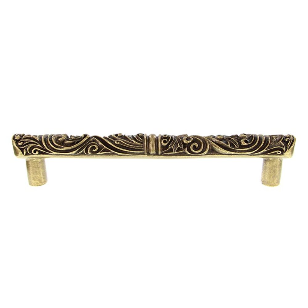Vicenza P2013C-9-AB Liscio Pull Appliance 9" Round End in Antique Brass