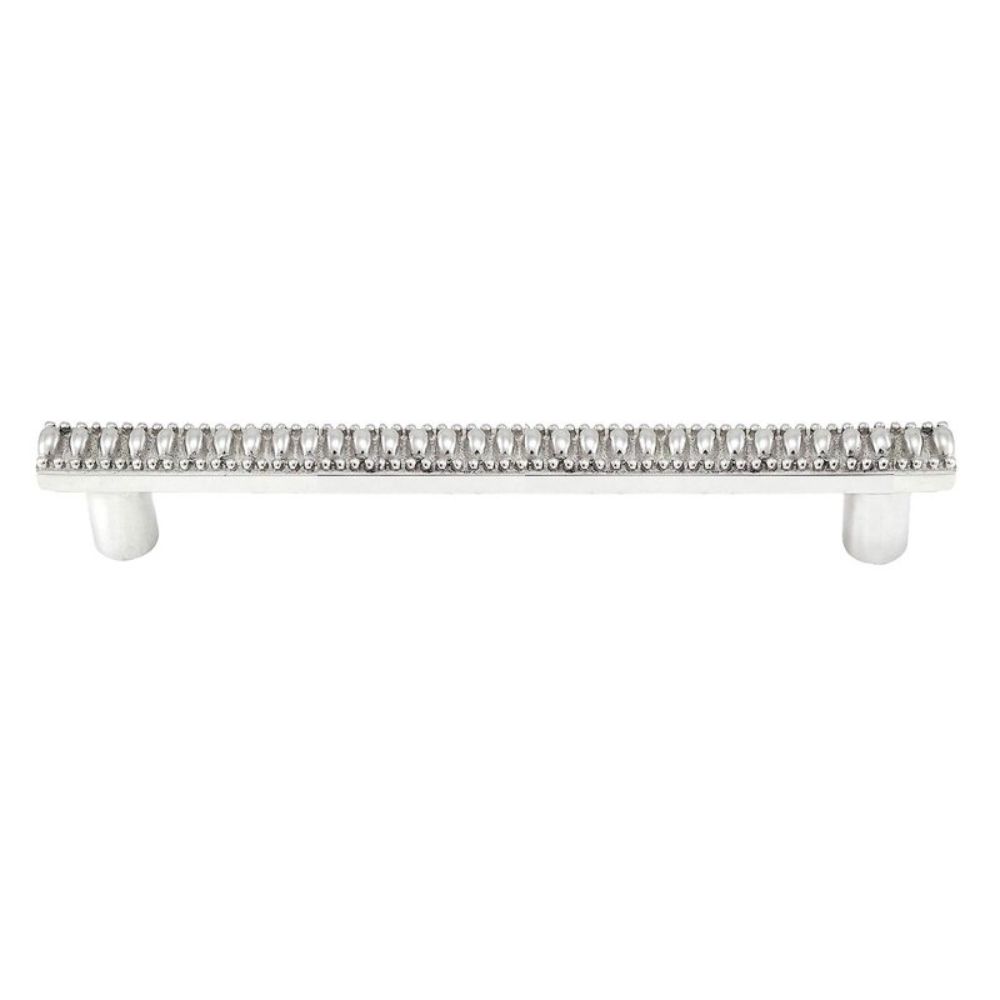 Vicenza P2015-9-PN Sanzio Pull Appliance Lines and Beads 9" in Polished Nickel