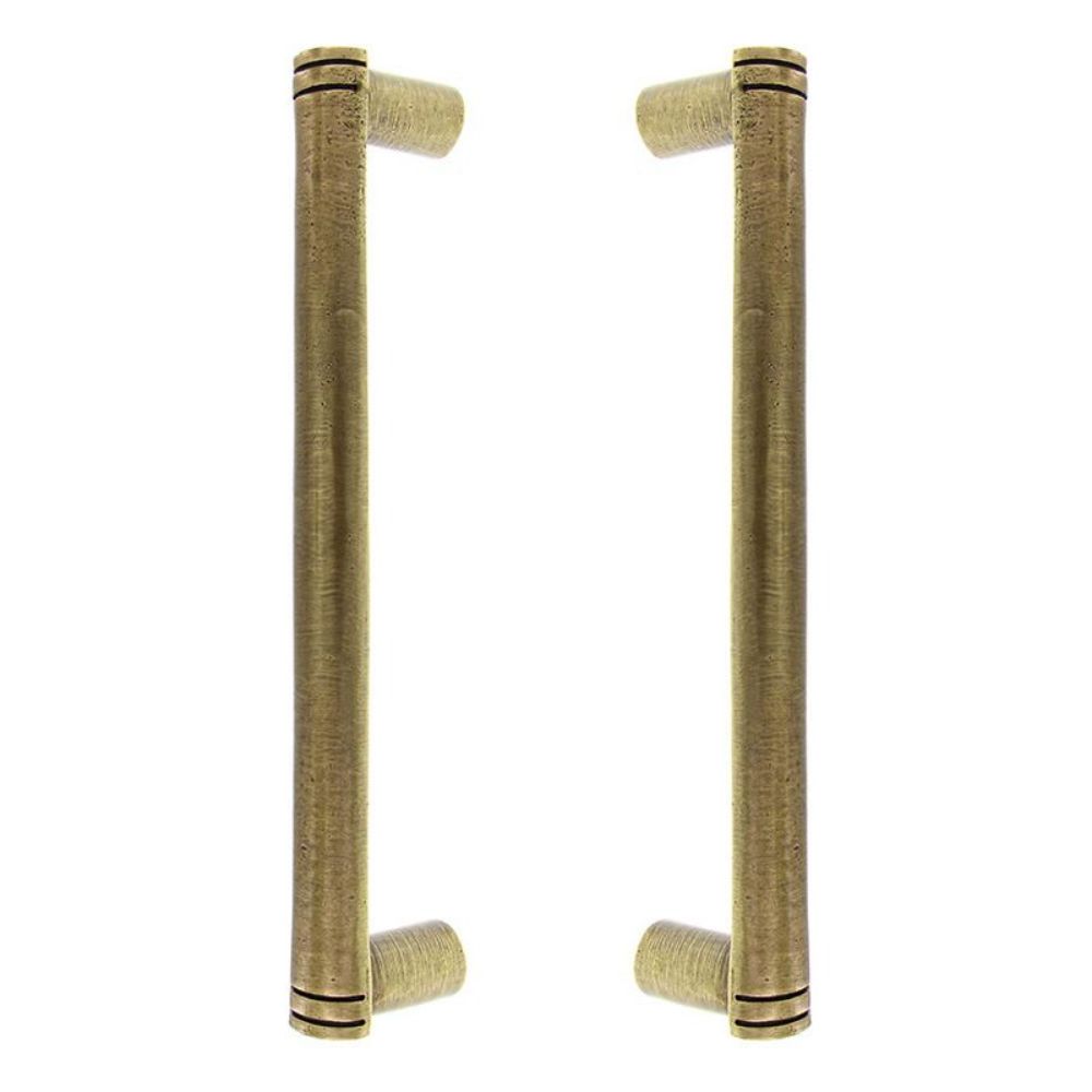 Vicenza PB2002-AB Archimedes Pull Back-to-Back Set in Antique Brass