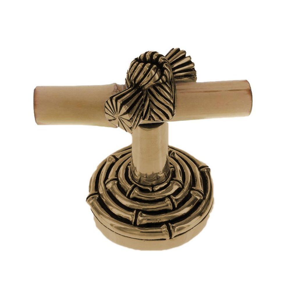 Vicenza PO9008-AB Palmaria Robe Hook Bamboo Knot in Antique Brass