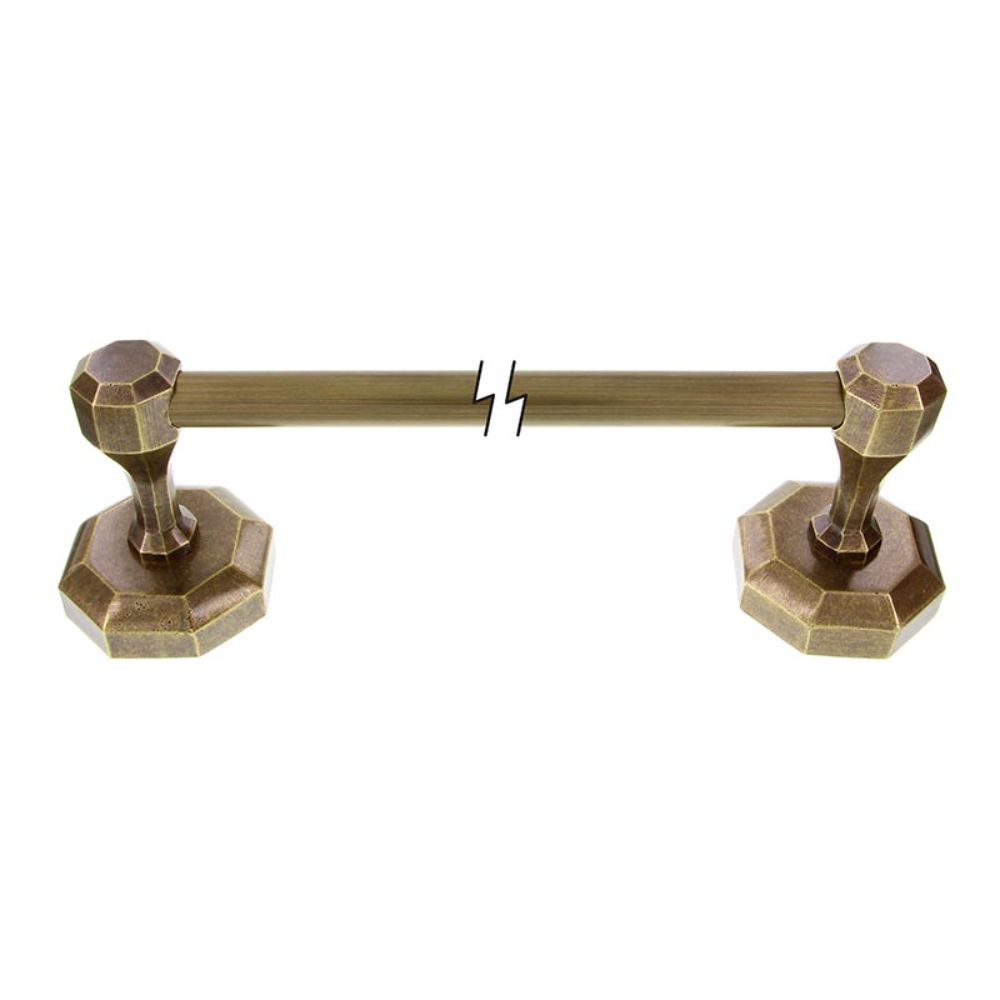 Vicenza TB8002-18-AB Archimedes Towel Bar 18" in Antique Brass