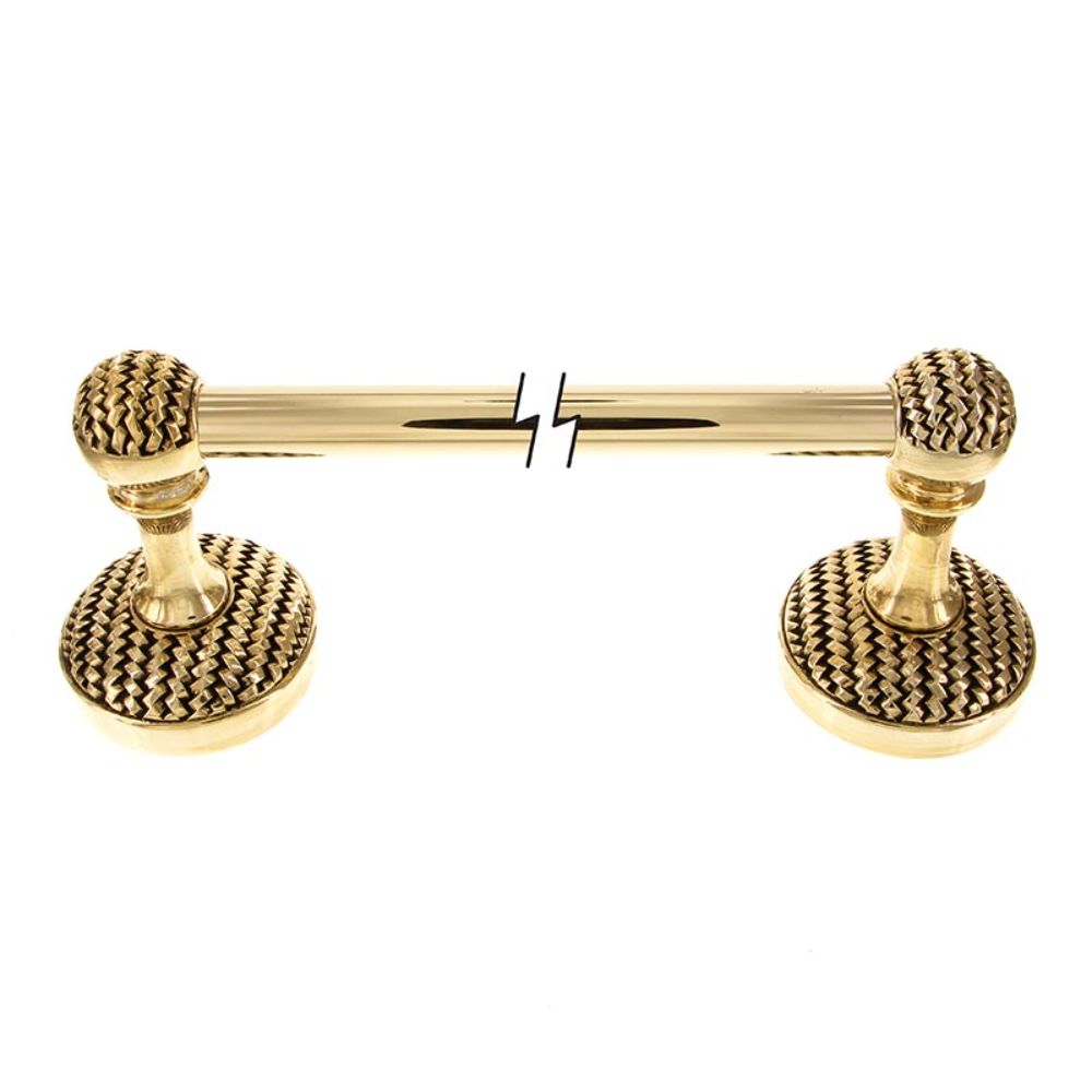 Vicenza TB8003-18-AG Cestino Towel Bar 18" in Antique Gold