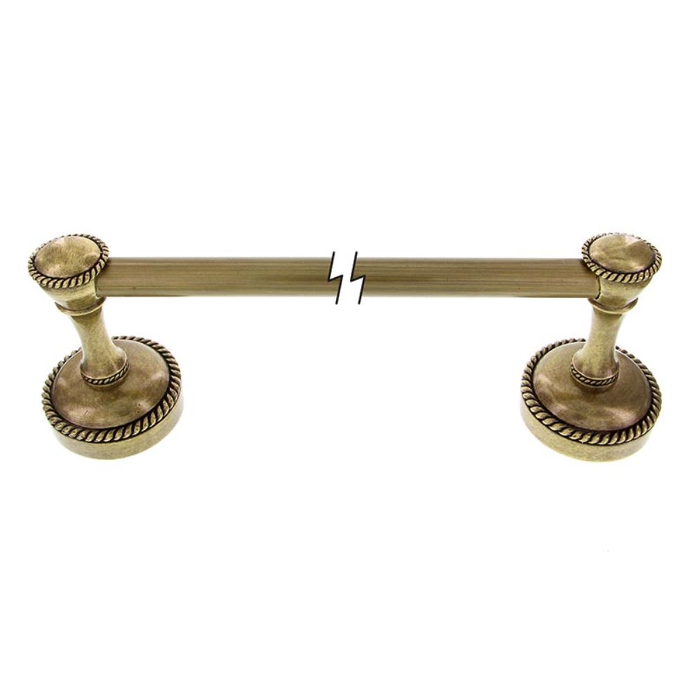 Vicenza TB8004-18-AB Equestre Towel Bar 18" in Antique Brass