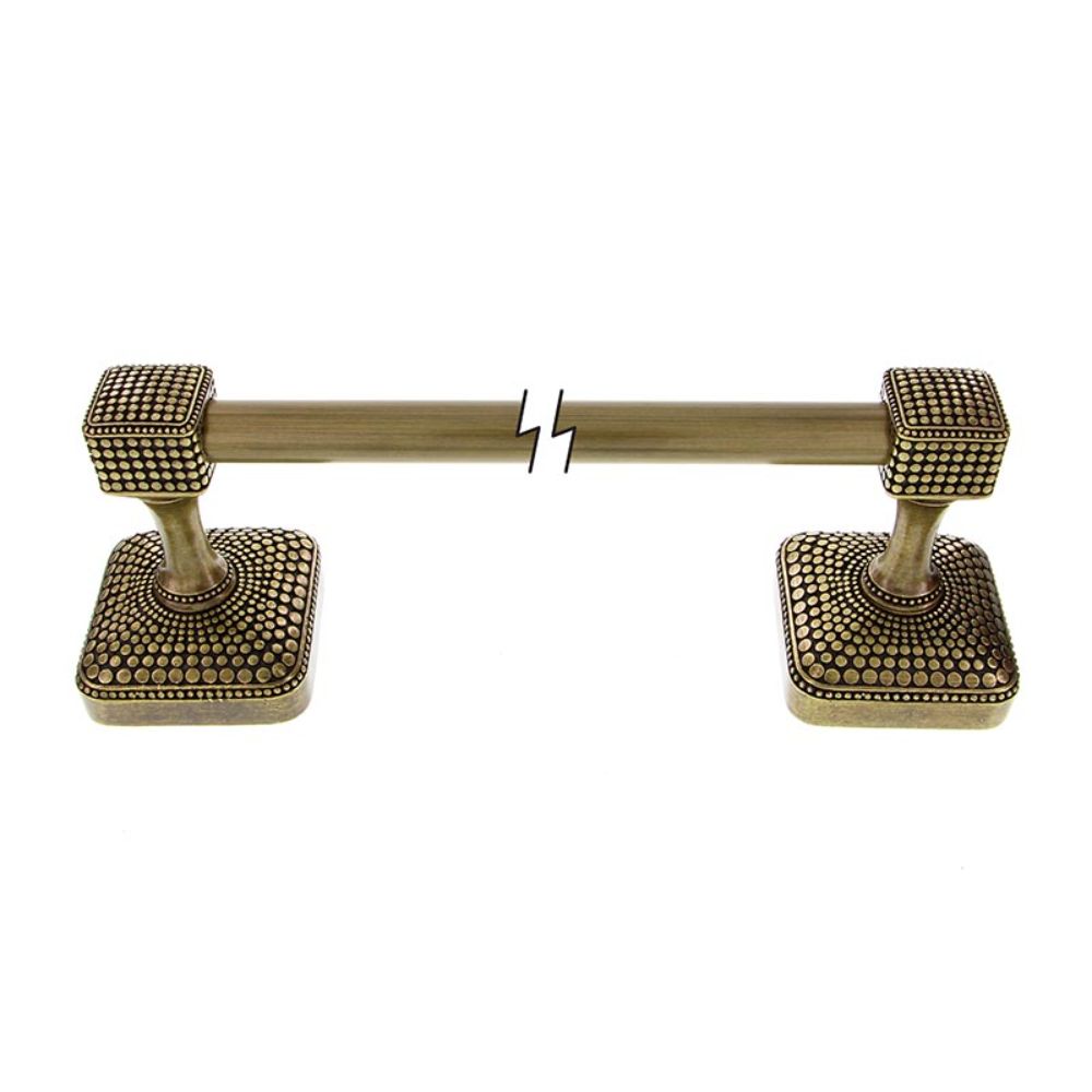 Elements of Design Milano 18-in Antique Brass Wall Mount Single Towel Bar  in the Towel Bars department at