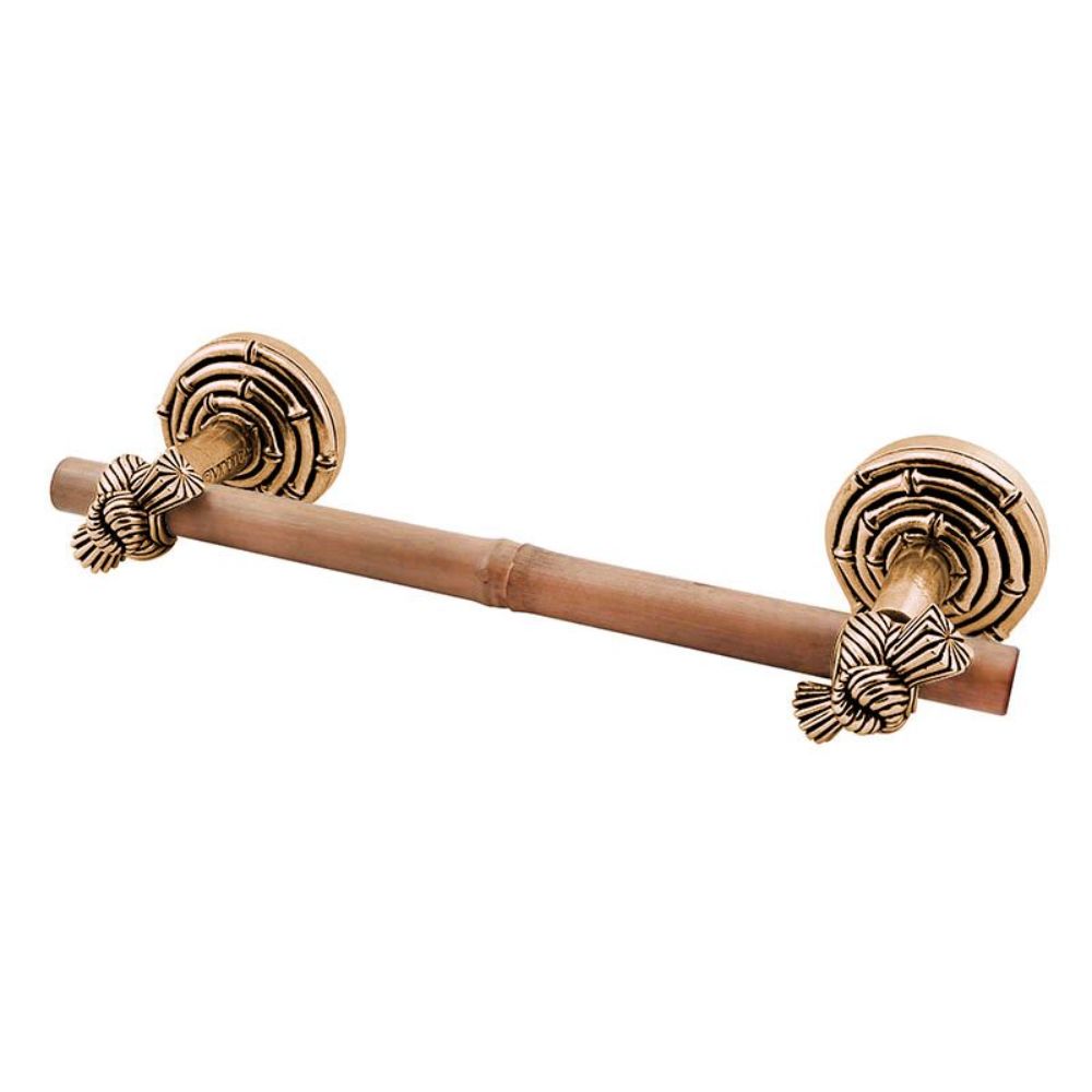 Vicenza TB8008-24-AG Palmaria Towel Bar Bamboo Knot 24" in Antique Gold