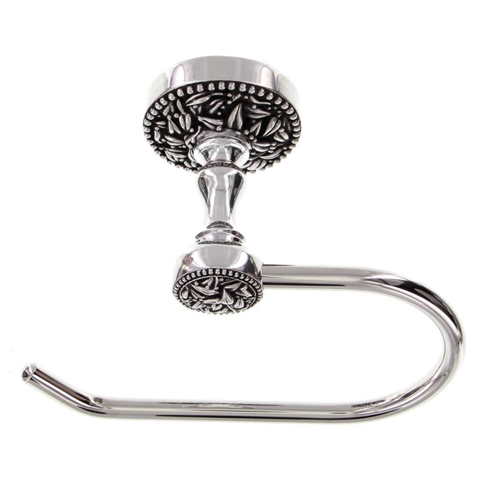 Vicenza TP9000F-AS San Michele Toilet Paper Holder French in Antique Silver