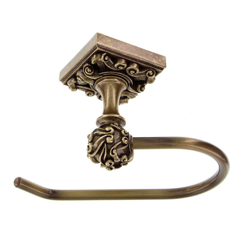 Vicenza TP9001F-AB Sforza Toilet Paper Holder French in Antique Brass