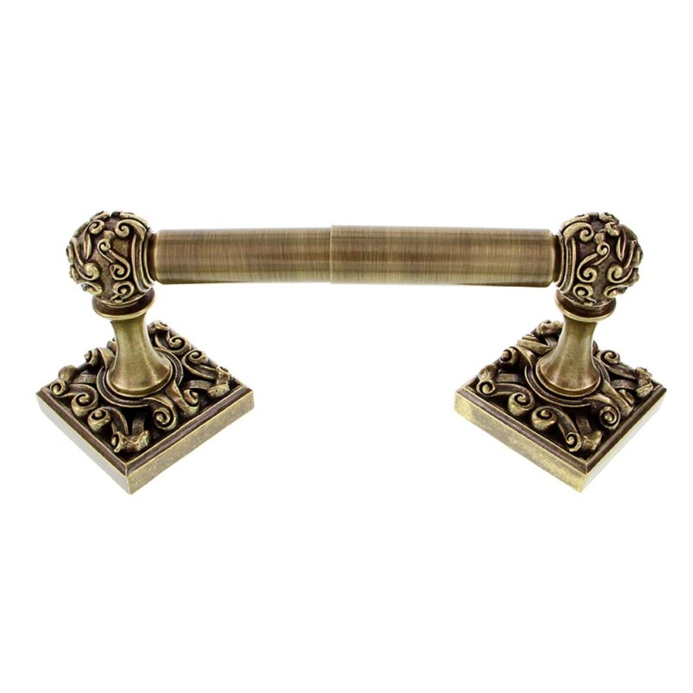 Vicenza TP9001S-AB Sforza Toilet Paper Holder Spring in Antique Brass