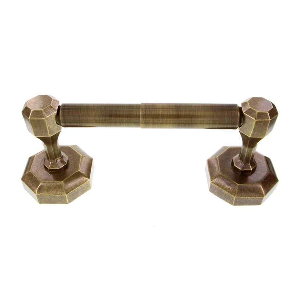Vicenza TP9002S-AB Archimedes Toilet Paper Holder Spring in Antique Brass